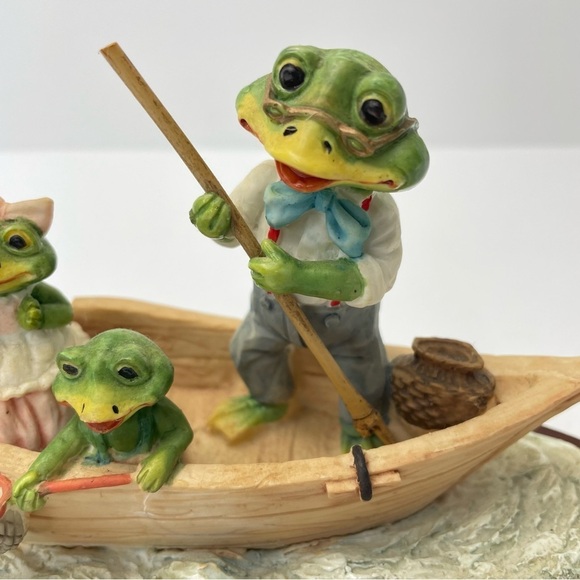 VINTAGE 1989 The Leonardo Collection The Fishing Trip Figurine - Picture 6 of 11